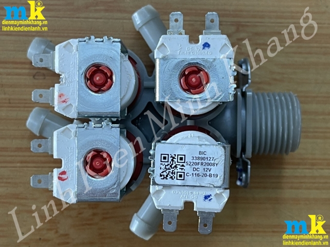 ( SP777)  Van Cấp Nước 4 Vòi Điện DC12V